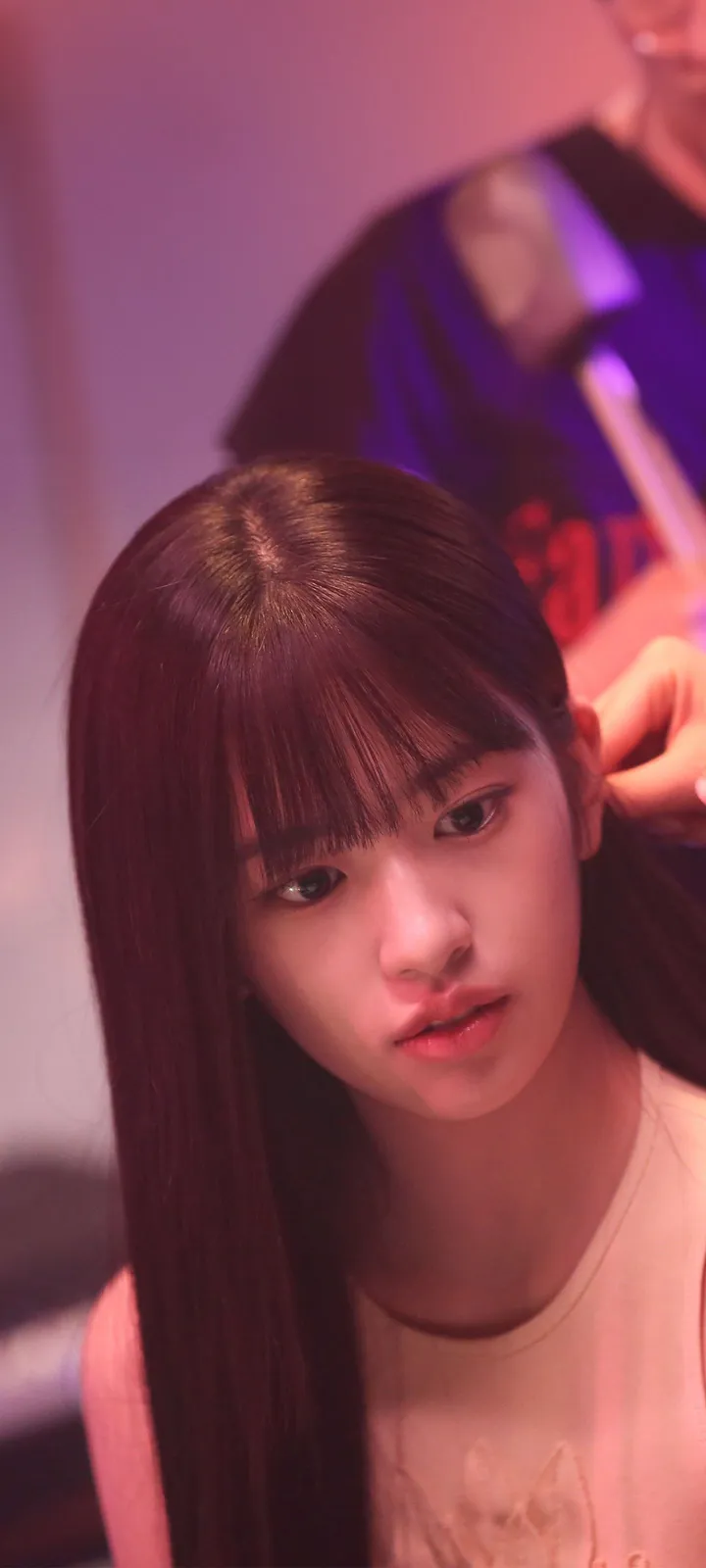 Fond d'écran de verrouillage mobile An Yu-jin 4K HD télécharger — IZ*ONE, IVE