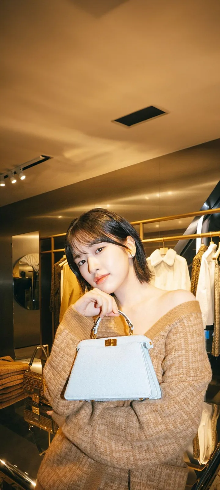 Fond d'écran de verrouillage mobile An Yu-jin 4K HD télécharger — IZ*ONE, IVE