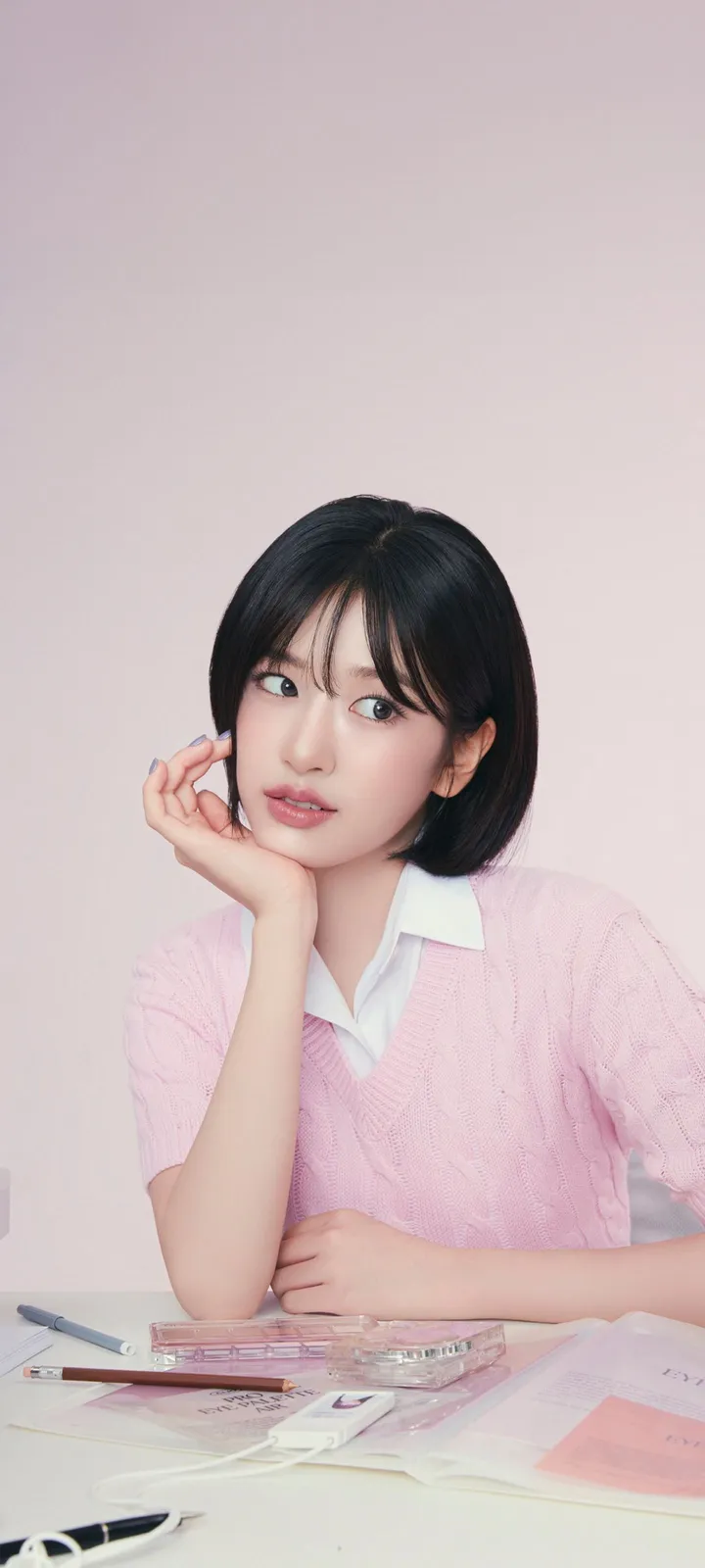 Fond d'écran de verrouillage mobile An Yu-jin 4K HD télécharger — IZ*ONE, IVE