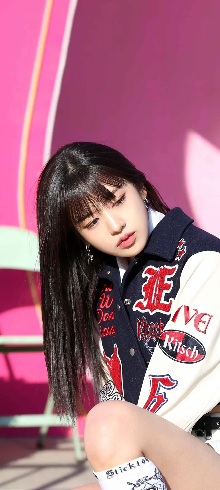 Fond d'écran de verrouillage mobile An Yu-jin 4K HD télécharger — IZ*ONE, IVE