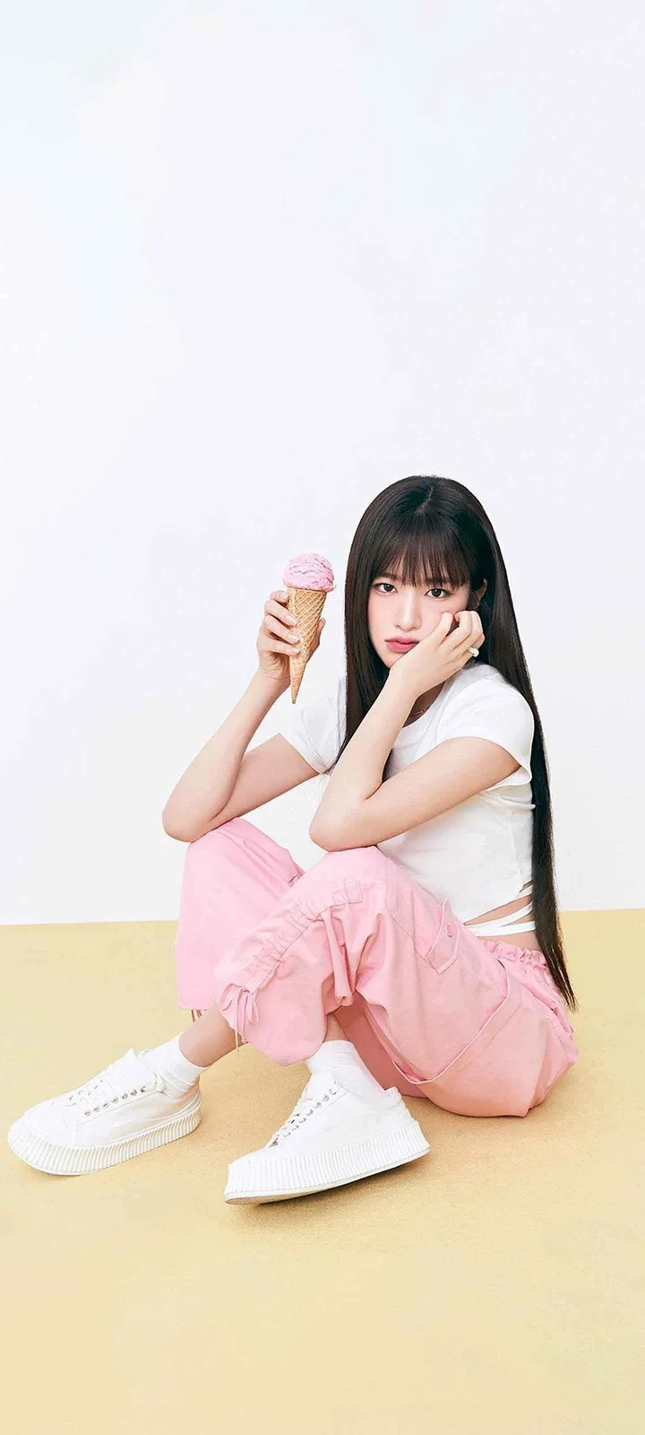 Fond d'écran de verrouillage mobile An Yu-jin 4K HD télécharger — IZ*ONE, IVE