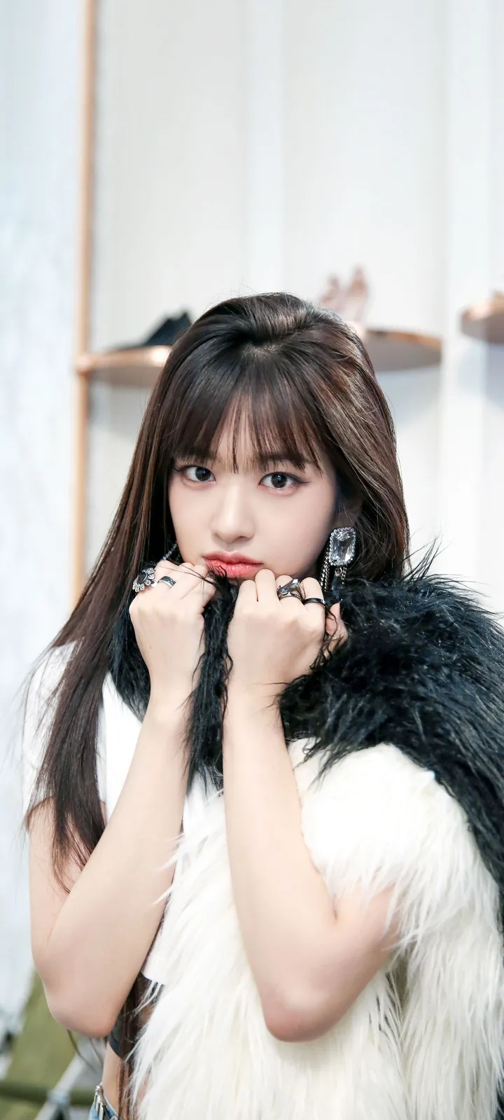 Fond d'écran de verrouillage mobile An Yu-jin 4K HD télécharger — IZ*ONE, IVE