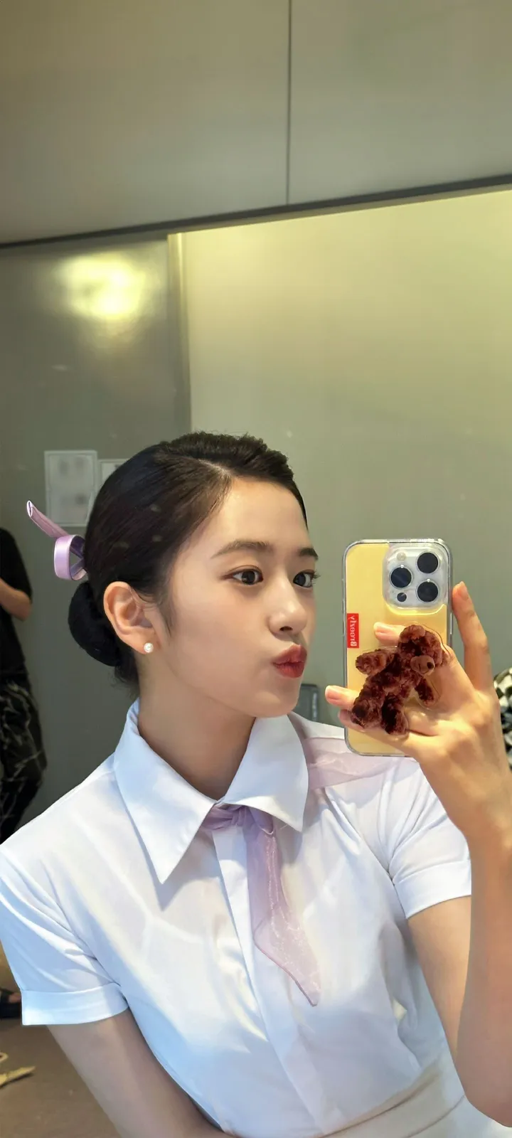 Fond d'écran de verrouillage mobile An Yu-jin 4K HD télécharger — IZ*ONE, IVE