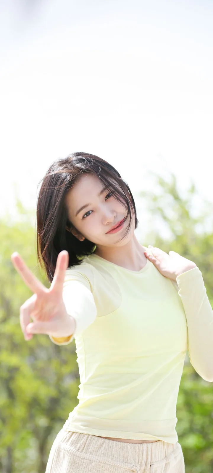 Fond d'écran de verrouillage mobile An Yu-jin 4K HD télécharger — IZ*ONE, IVE