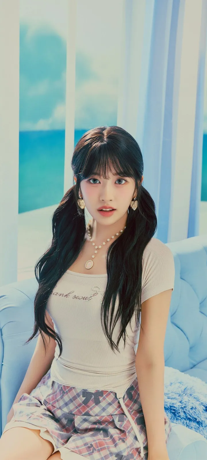Fond d'écran de verrouillage mobile An Yu-jin 4K HD télécharger — IZ*ONE, IVE