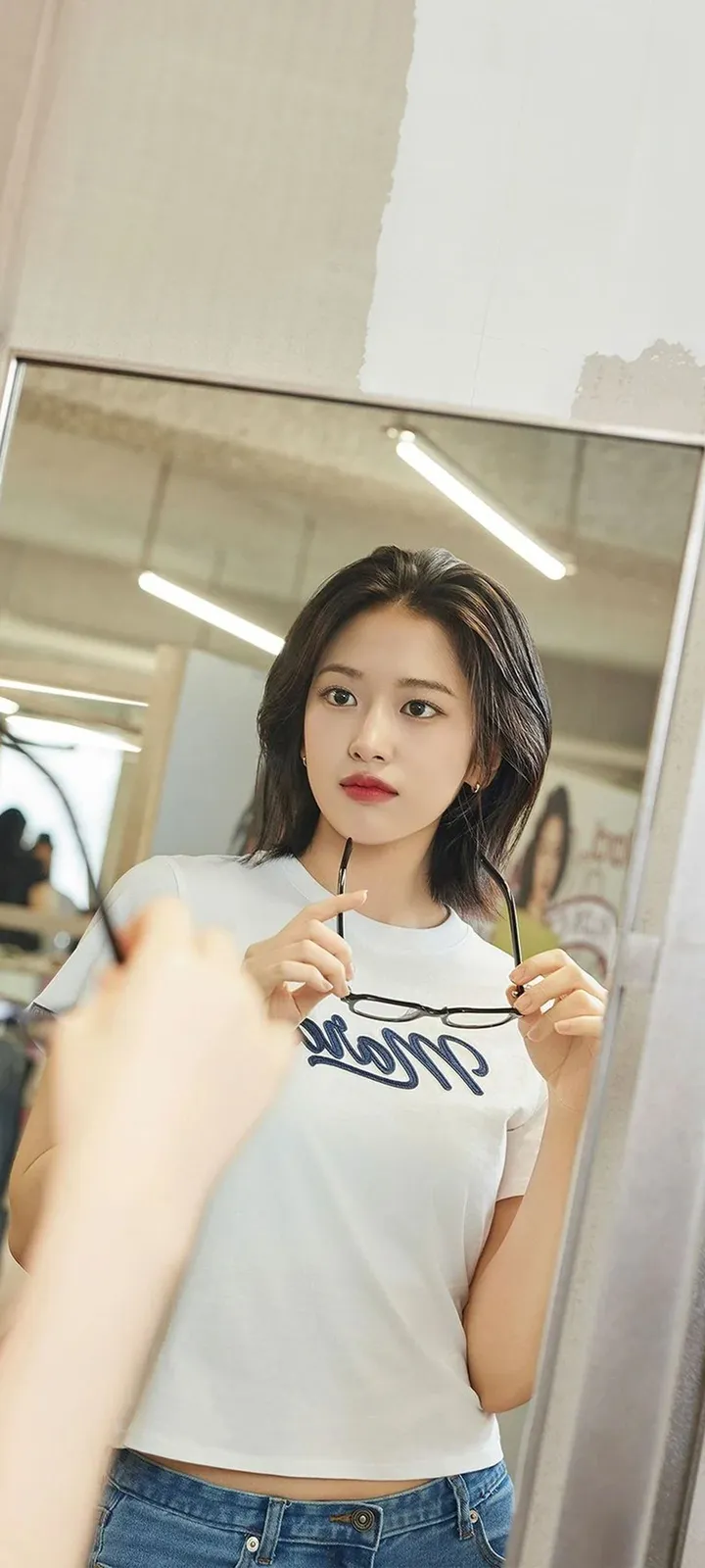 Fond d'écran de verrouillage mobile An Yu-jin 4K HD télécharger — IZ*ONE, IVE