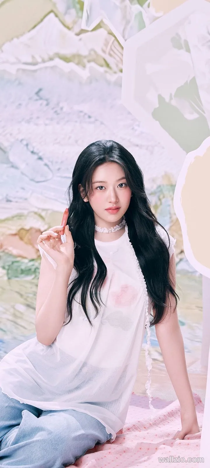 Fond d'écran de verrouillage mobile An Yu-jin 4K HD télécharger — IZ*ONE, IVE