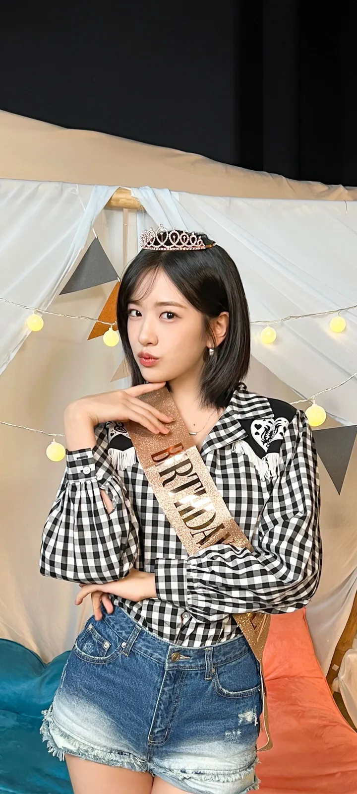 Fond d'écran de verrouillage mobile An Yu-jin 4K HD télécharger — IZ*ONE, IVE