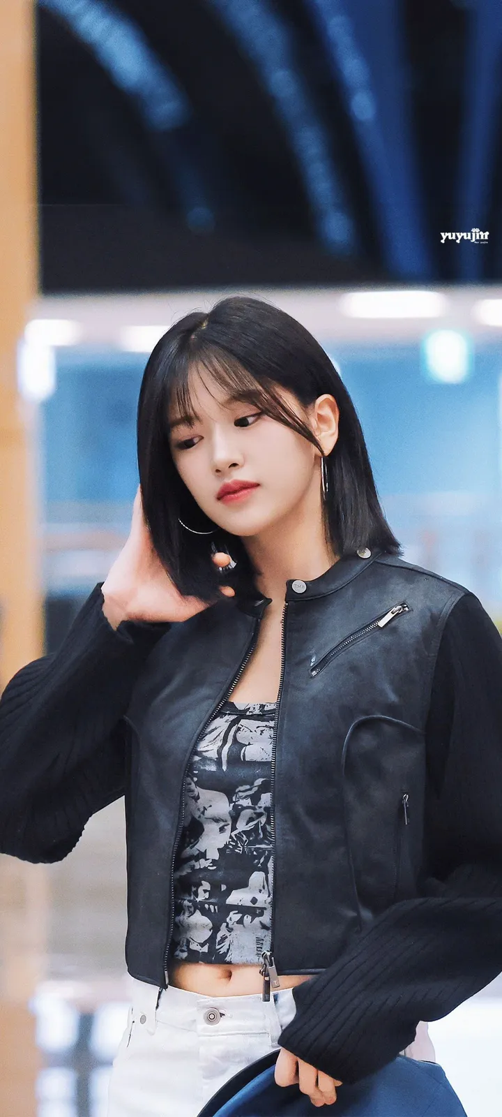 Fond d'écran de verrouillage mobile An Yu-jin 4K HD télécharger — IZ*ONE, IVE