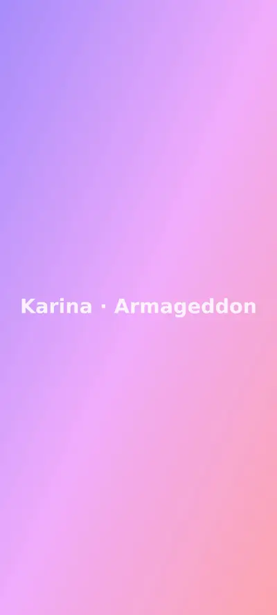 Karina aespa Armageddon Phone Wallpaper 4K