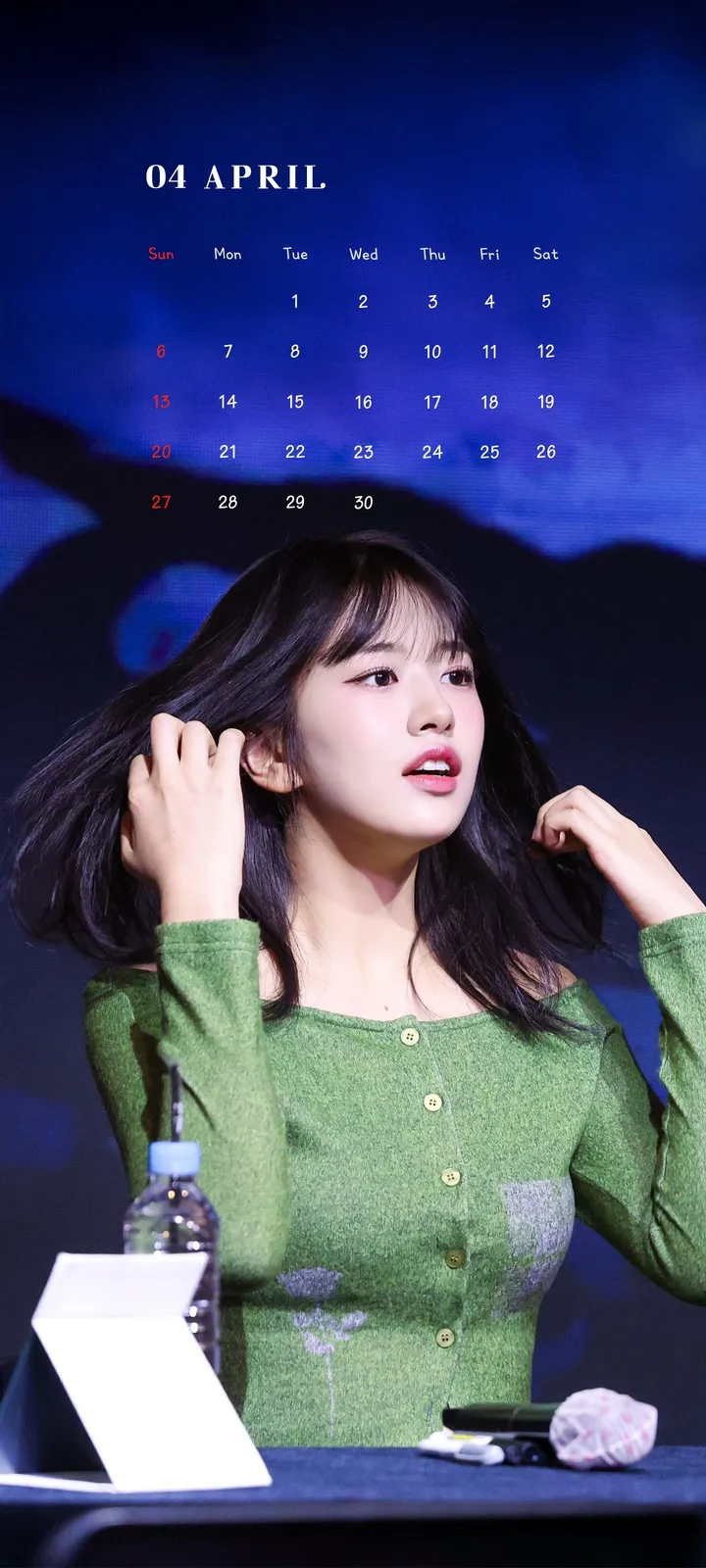 Fond d'écran de verrouillage mobile An Yu-jin 4K HD télécharger — IZ*ONE, IVE