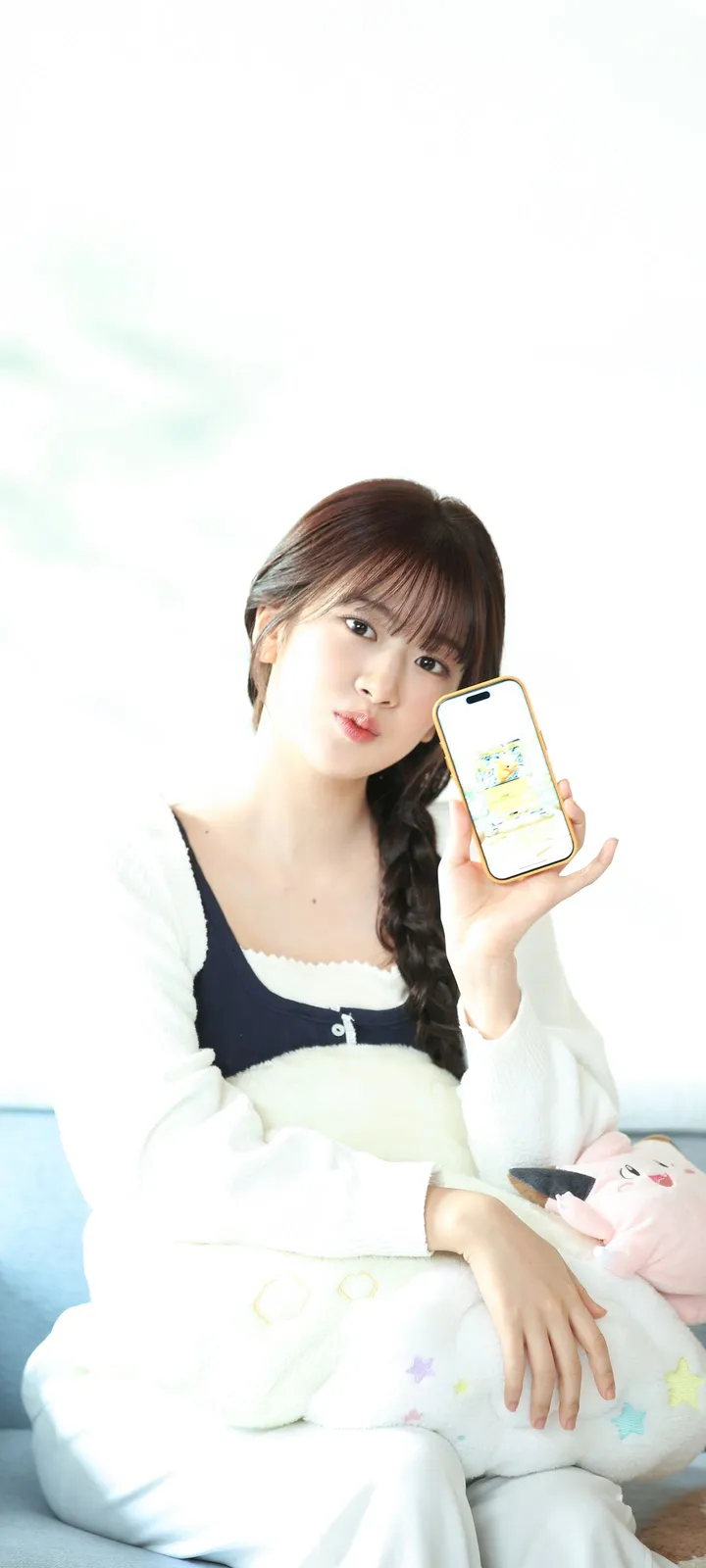 Fond d'écran de verrouillage mobile An Yu-jin 4K HD télécharger — IZ*ONE, IVE
