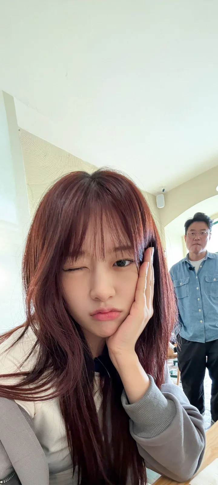 Fond d'écran de verrouillage mobile An Yu-jin 4K HD télécharger — IZ*ONE, IVE