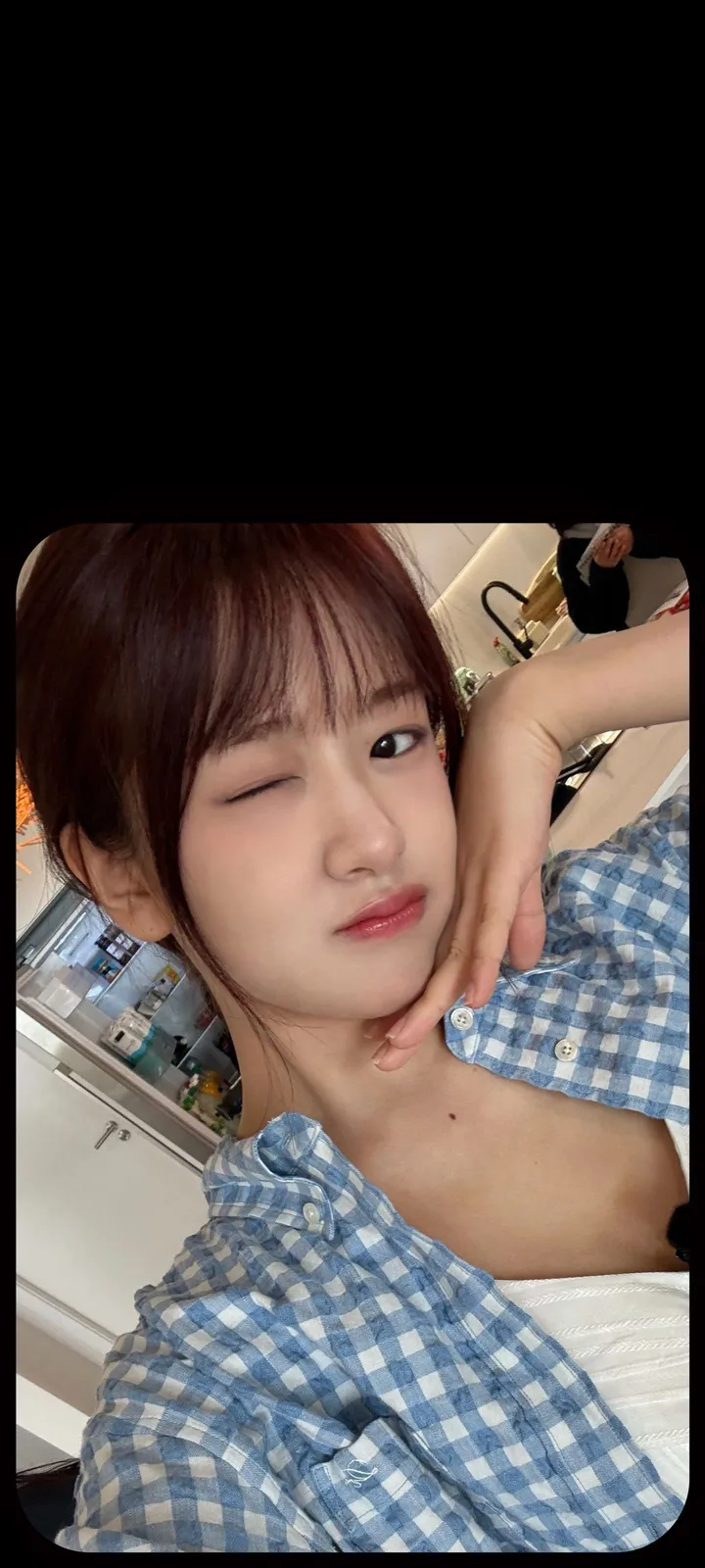 Fond d'écran de verrouillage mobile An Yu-jin 4K HD télécharger — IZ*ONE, IVE