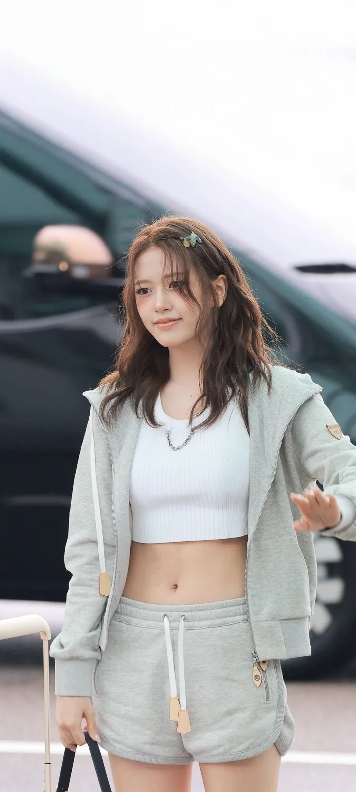 Fond d'écran de verrouillage mobile An Yu-jin 4K HD télécharger — IZ*ONE, IVE