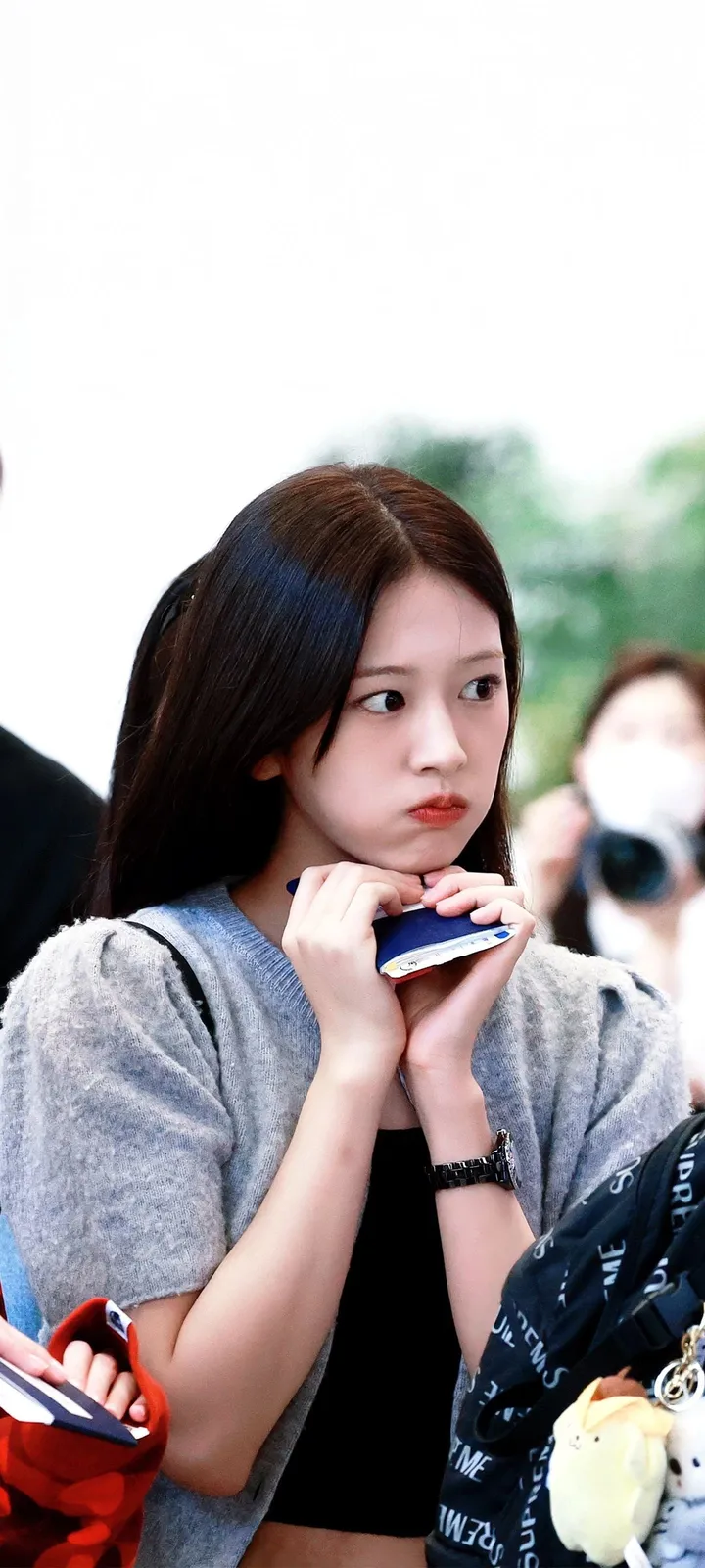 Fond d'écran de verrouillage mobile An Yu-jin 4K HD télécharger — IZ*ONE, IVE