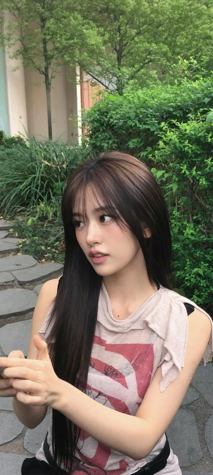 Fond d'écran de verrouillage mobile An Yu-jin 4K HD télécharger — IZ*ONE, IVE