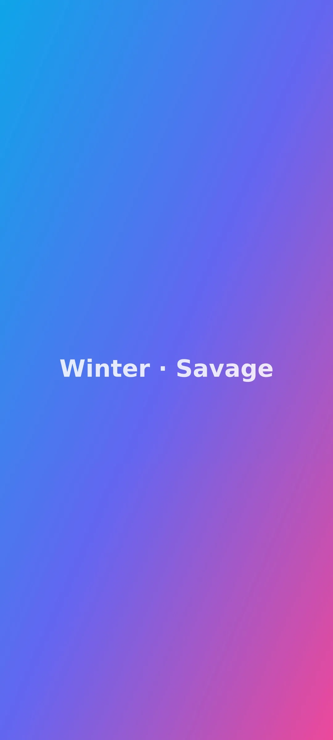 Winter of aespa, Savage era, phone wallpaper 1440x3200