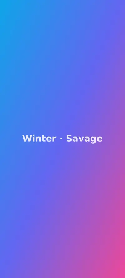 Winter aespa Savage Phone Wallpaper 4K