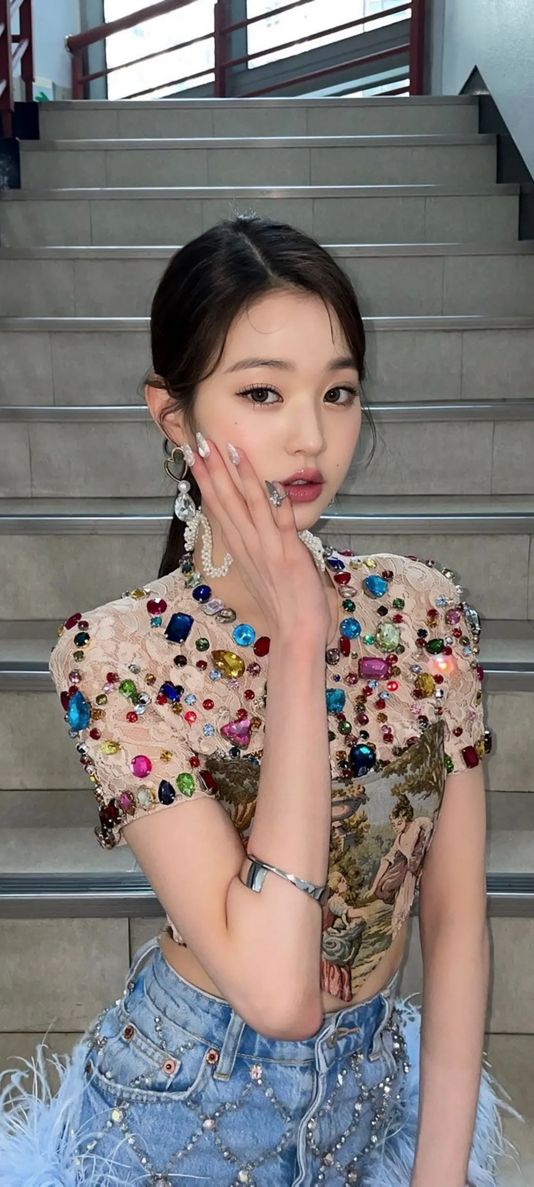 วอลเปเปอร์ หน้าจอล็อก มือถือ จาง วอนยอง 4K HD ดาวน์โหลด — IZ*ONE, IVE