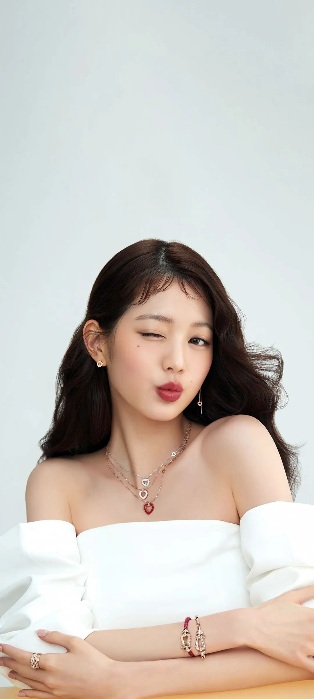 장원영 잠금화면 폰 배경화면 4K HD 다운로드 — 아이즈원, 아이브