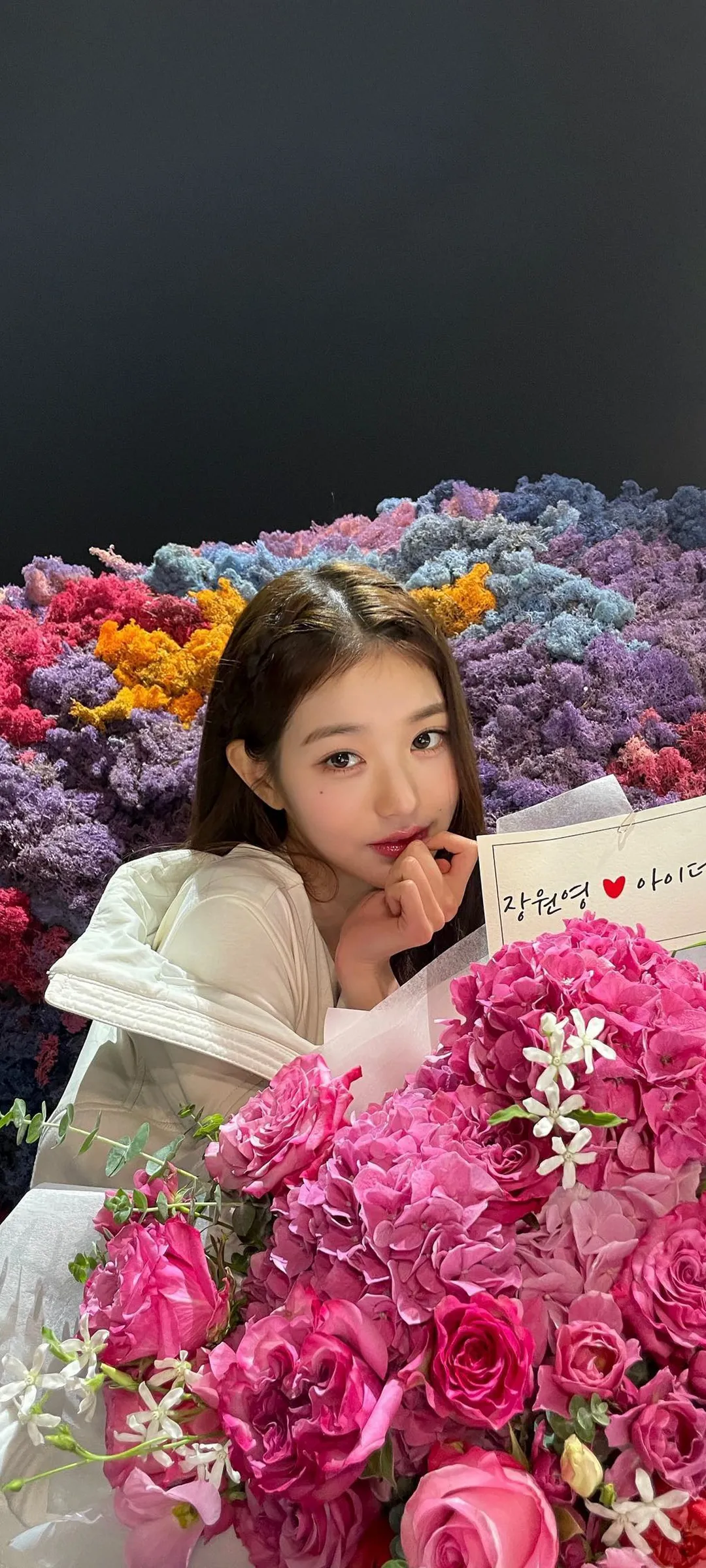 장원영 잠금화면 폰 배경화면 4K HD 다운로드 — 아이즈원, 아이브