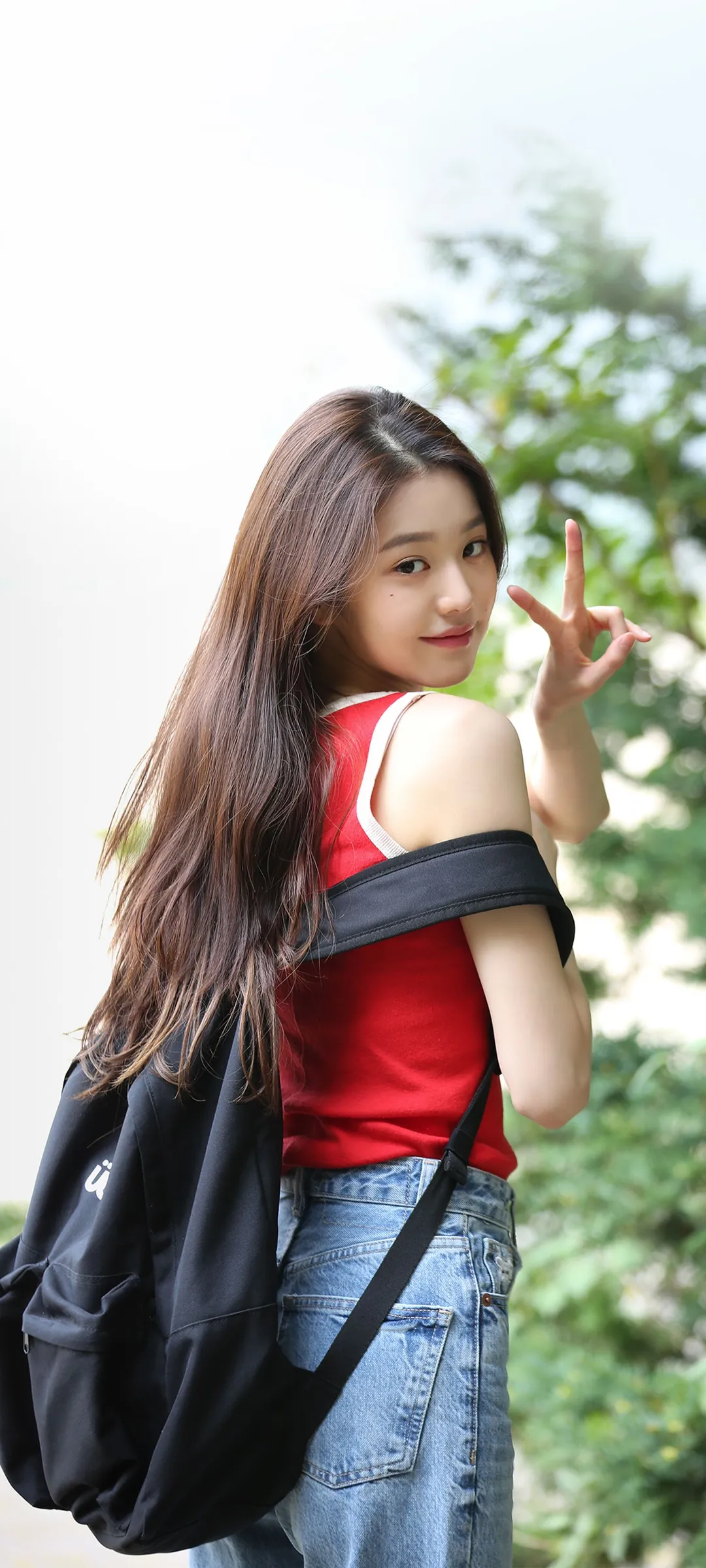장원영 잠금화면 폰 배경화면 4K HD 다운로드 — 아이즈원, 아이브