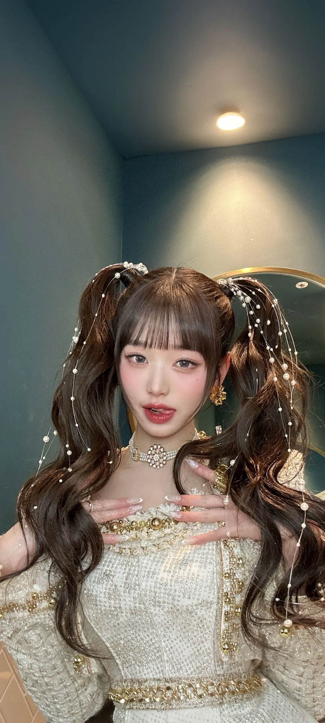 장원영 잠금화면 폰 배경화면 4K HD 다운로드 — 아이즈원, 아이브