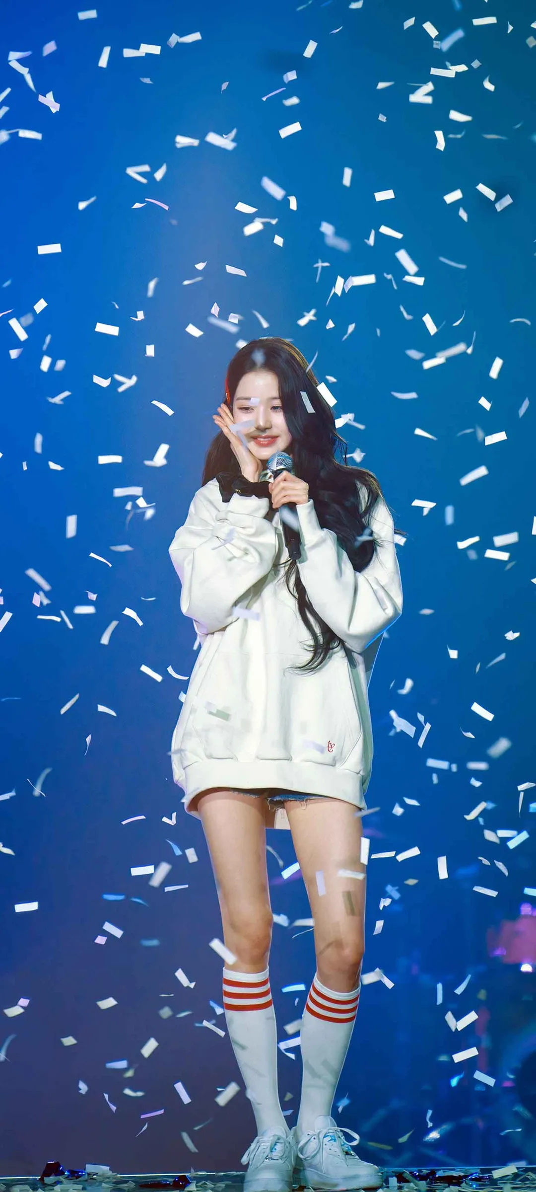장원영 잠금화면 폰 배경화면 4K HD 다운로드 — 아이즈원, 아이브