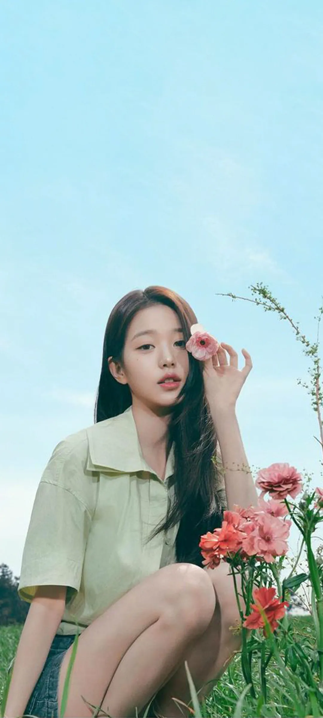 Jang Won-young kilit ekranı telefon duvar kağıdı 4K HD i̇ndir — IZ*ONE, IVE