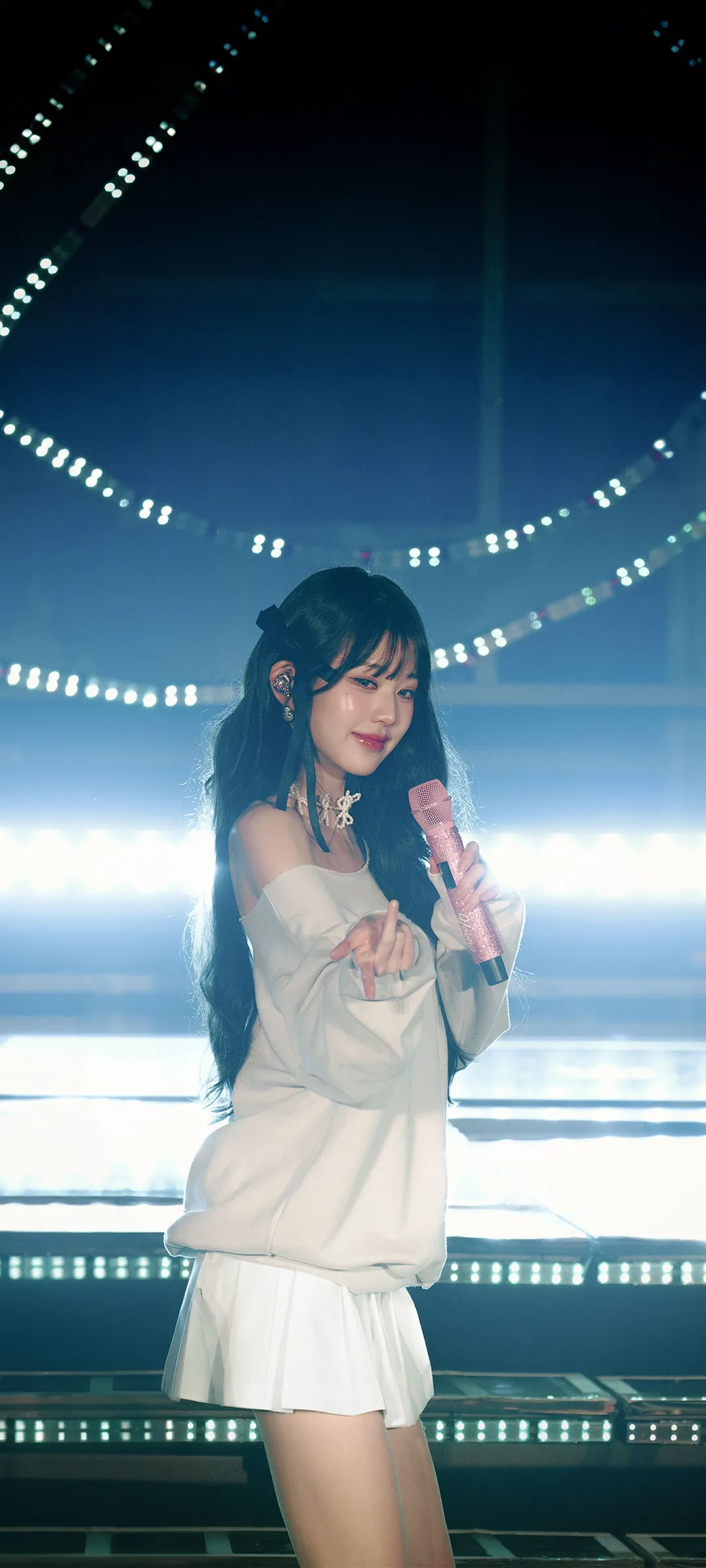 장원영 잠금화면 폰 배경화면 4K HD 다운로드 — 아이즈원, 아이브