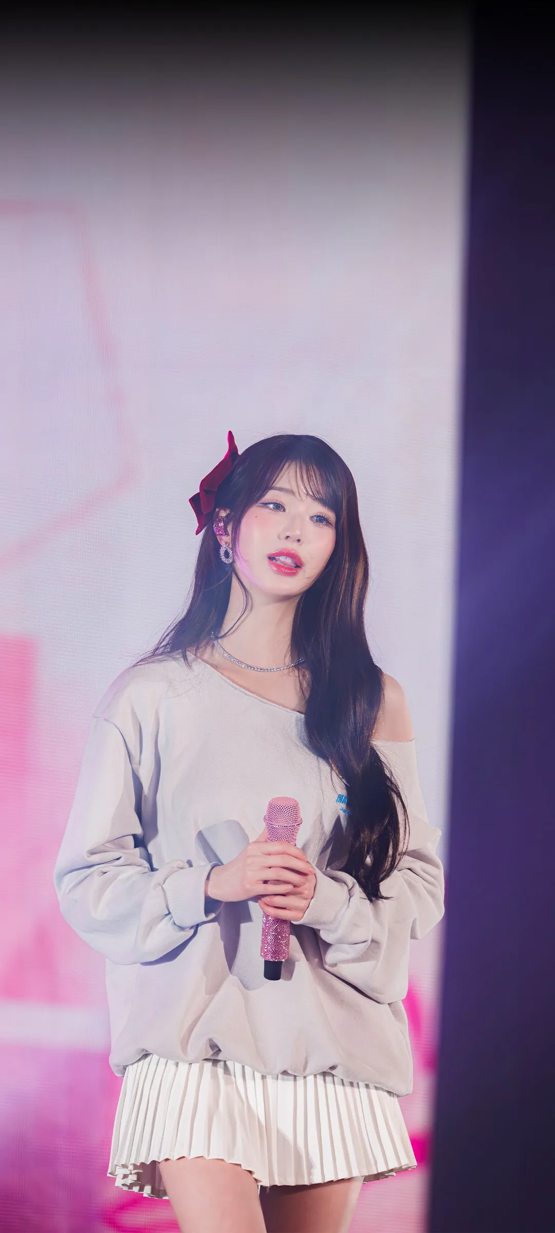 장원영 잠금화면 폰 배경화면 4K HD 다운로드 — 아이즈원, 아이브