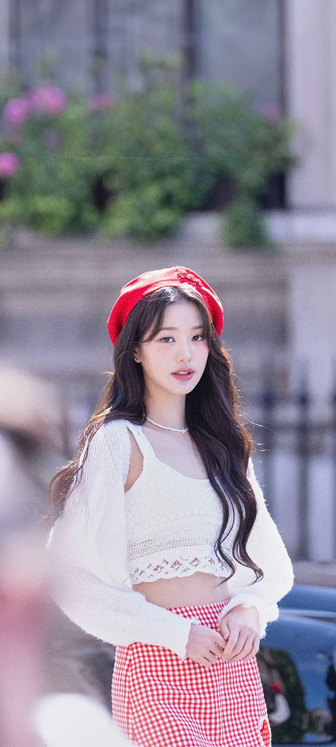 チャン・ウォニョン スマホロック画面壁紙 4K HD ダウンロード — アイズワン, IVE