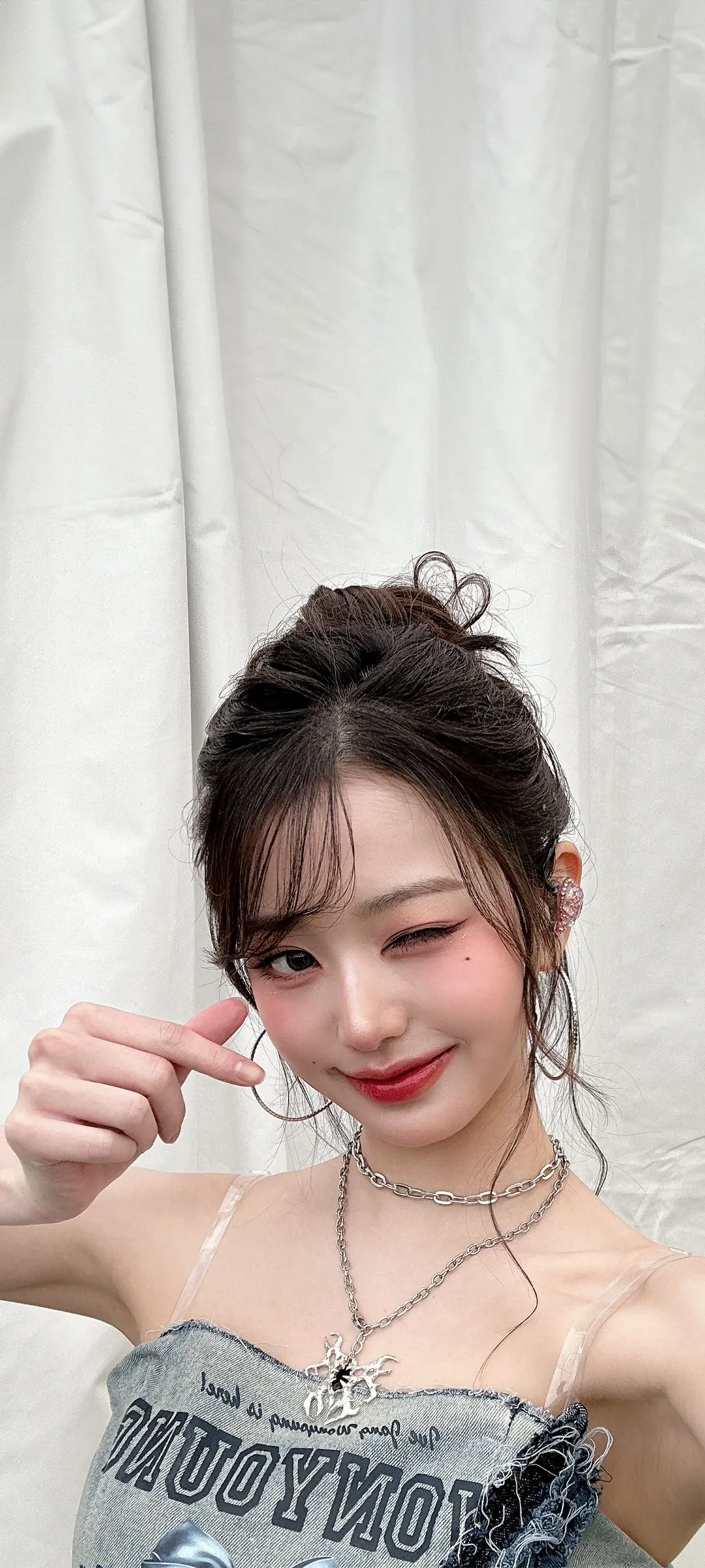 장원영 잠금화면 폰 배경화면 4K HD 다운로드 — 아이즈원, 아이브