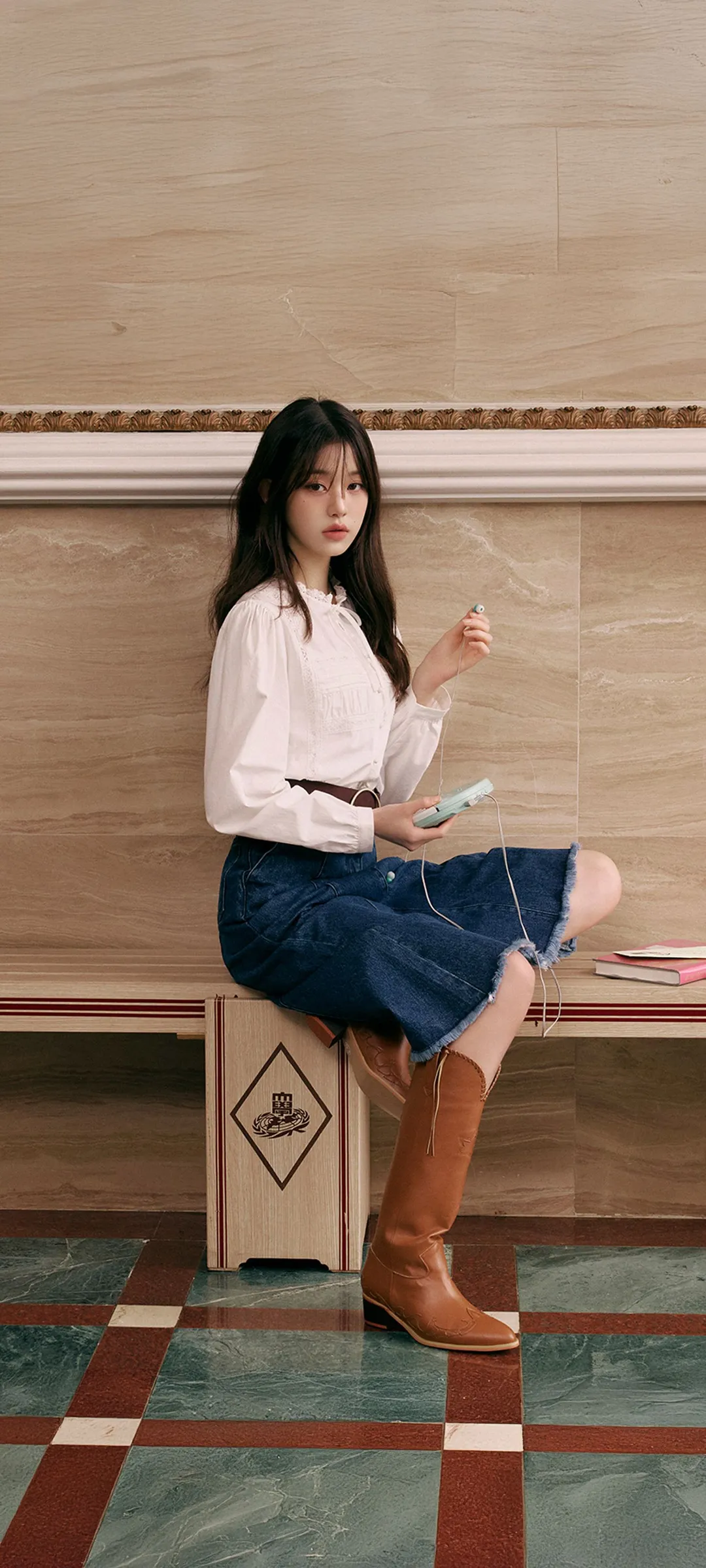 장원영 잠금화면 폰 배경화면 4K HD 다운로드 — 아이즈원, 아이브