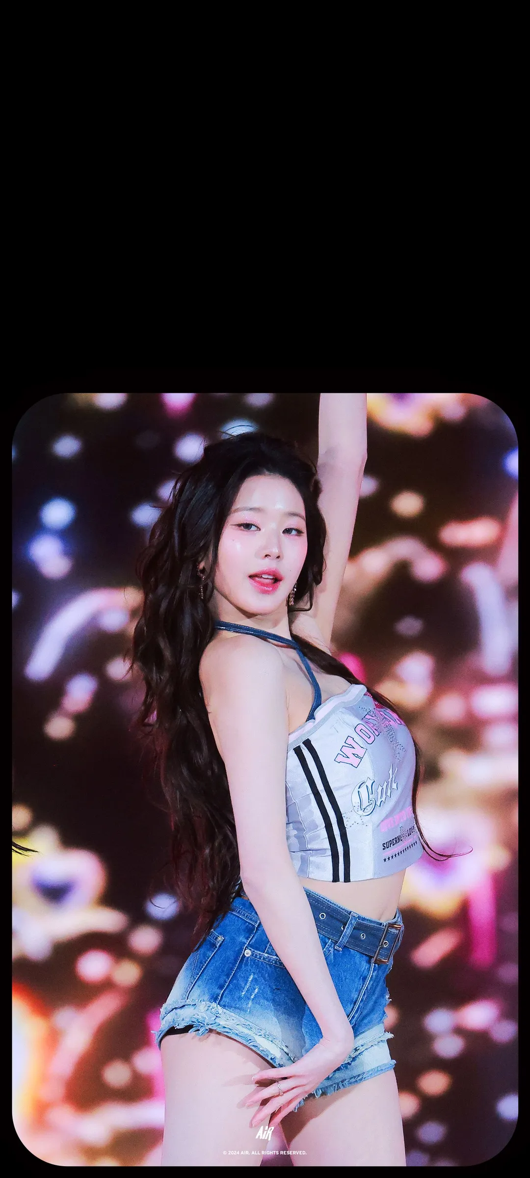 장원영 잠금화면 폰 배경화면 4K HD 다운로드 — 아이즈원, 아이브