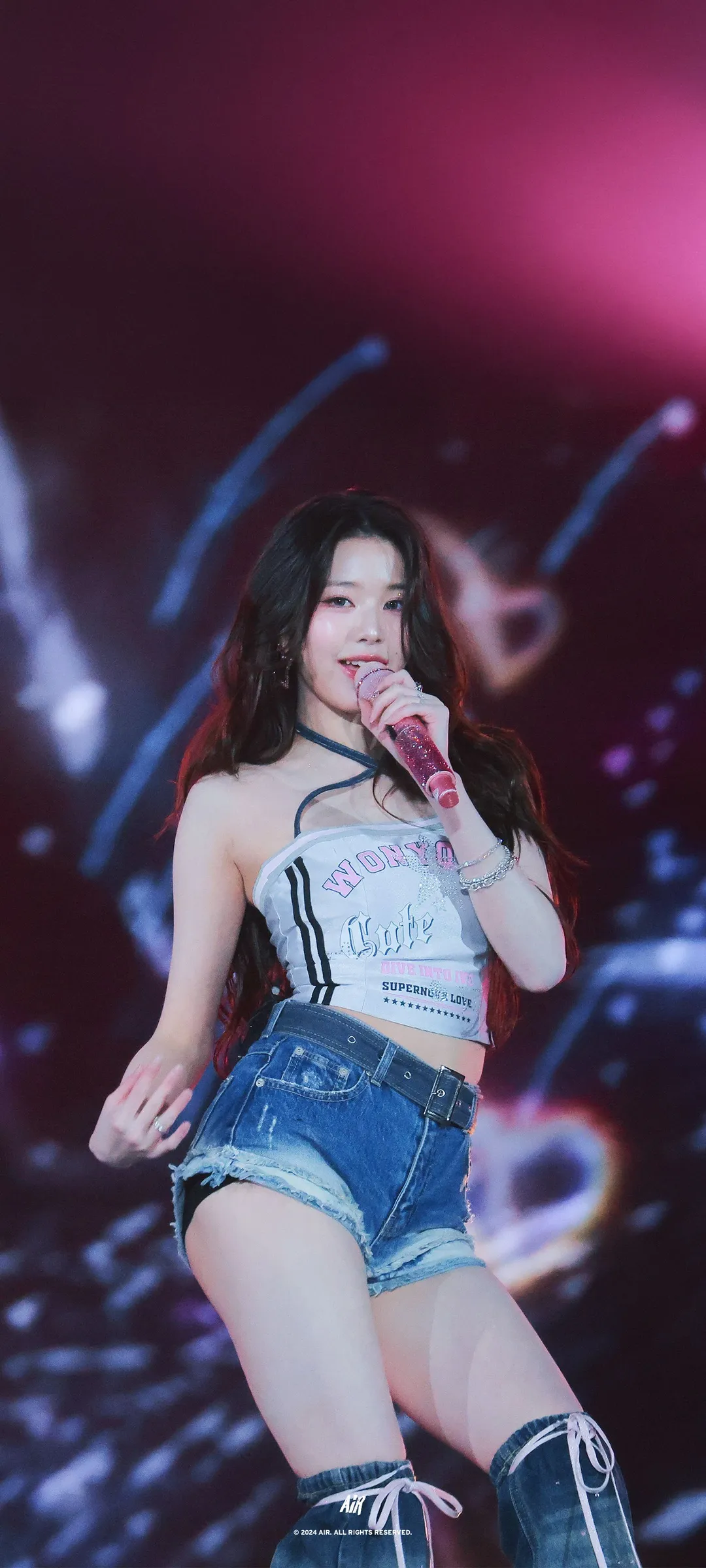 Fondo de pantalla de bloqueo móvil de Jang Won-young 4K HD descargar — IZ*ONE, IVE