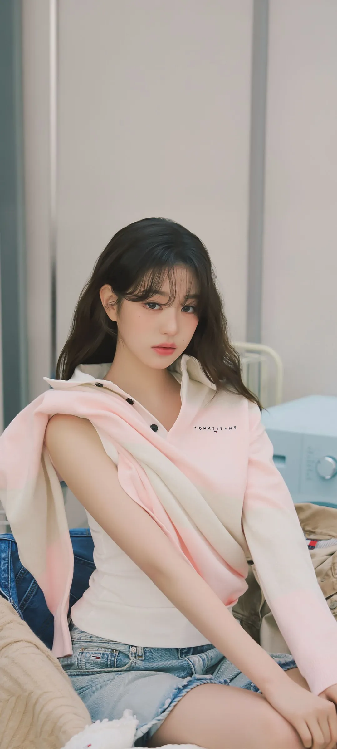 장원영 잠금화면 폰 배경화면 4K HD 다운로드 — 아이즈원, 아이브