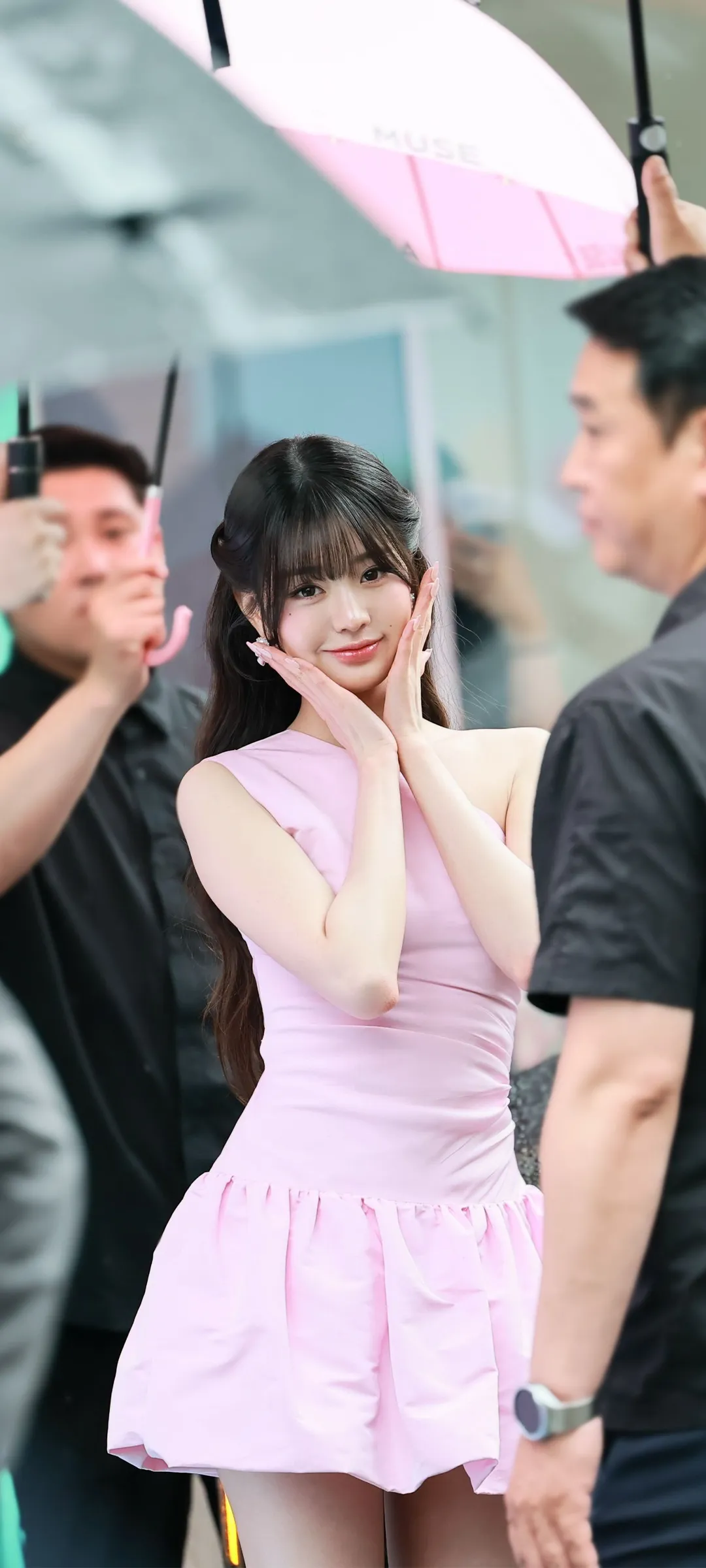 장원영 잠금화면 폰 배경화면 4K HD 다운로드 — 아이즈원, 아이브