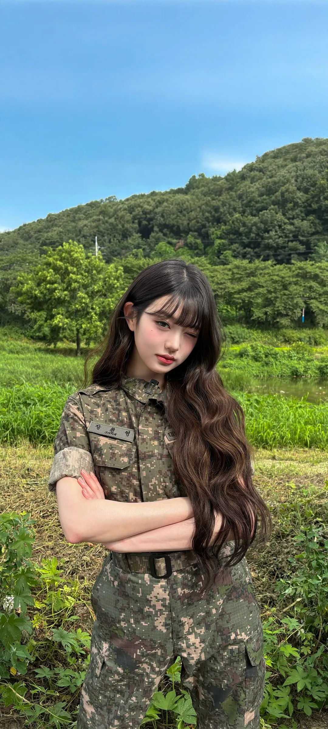 장원영 잠금화면 폰 배경화면 4K HD 다운로드 — 아이즈원, 아이브