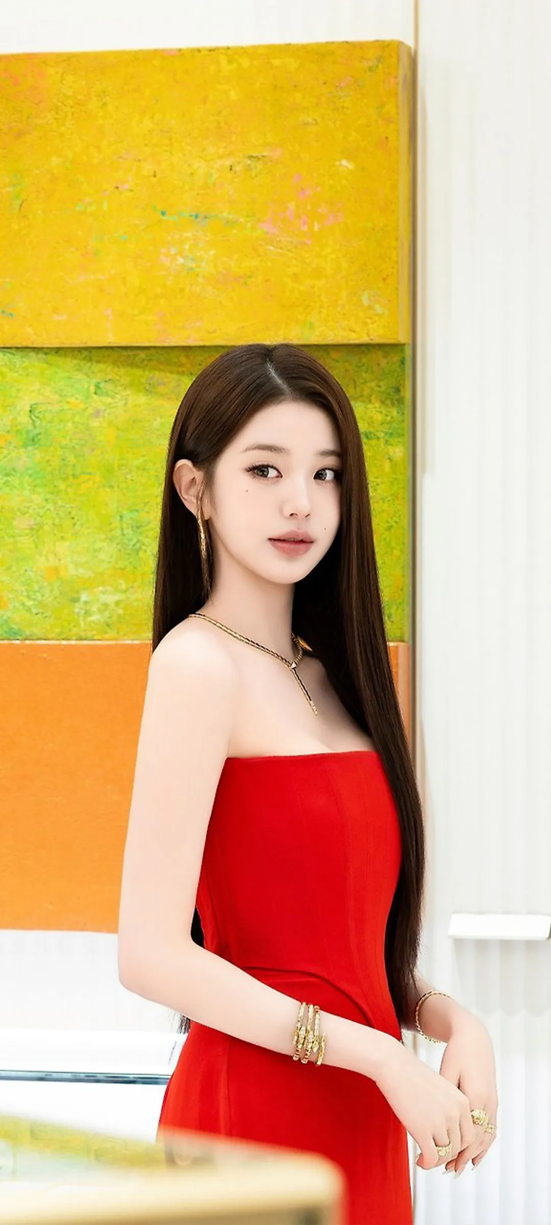 장원영 잠금화면 폰 배경화면 4K HD 다운로드 — 아이즈원, 아이브