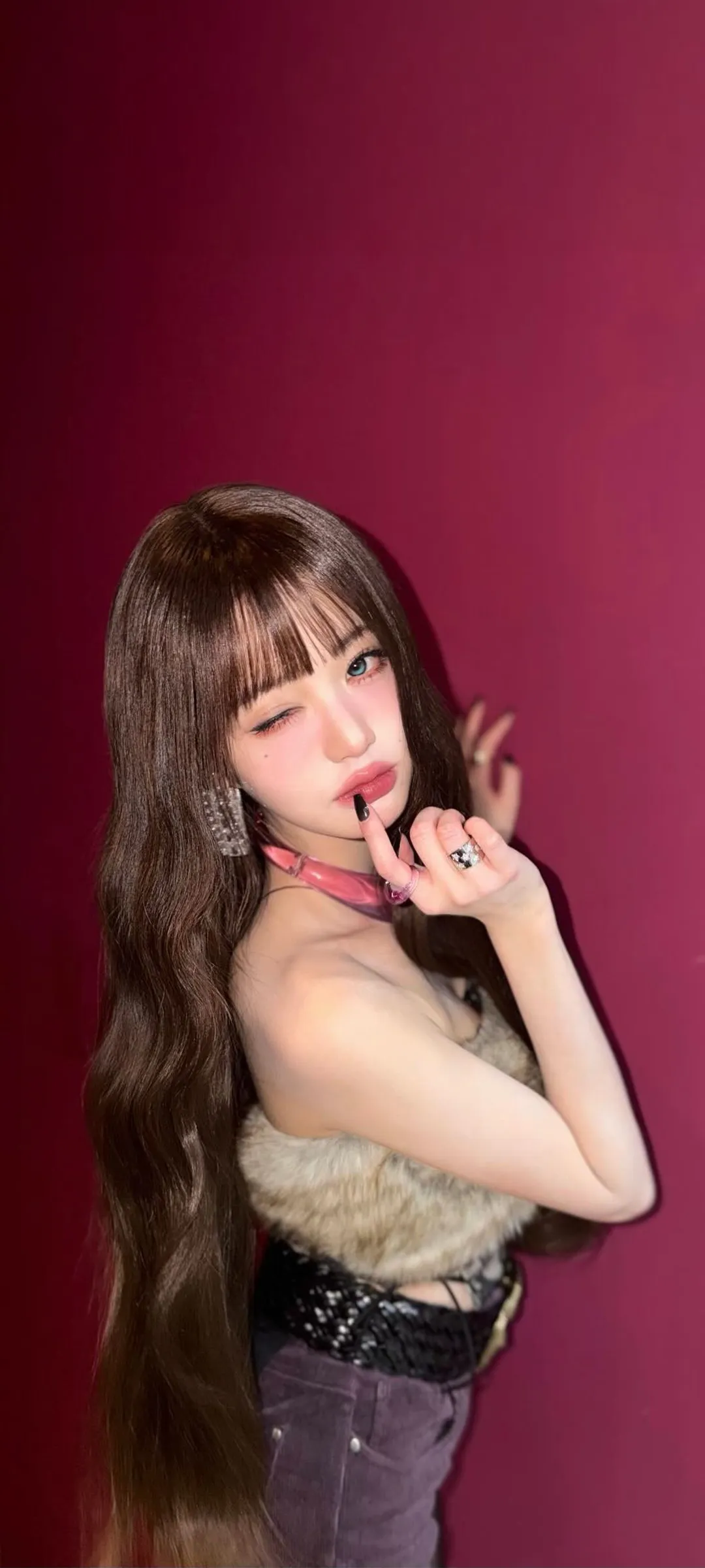 장원영 잠금화면 폰 배경화면 4K HD 다운로드 — 아이즈원, 아이브