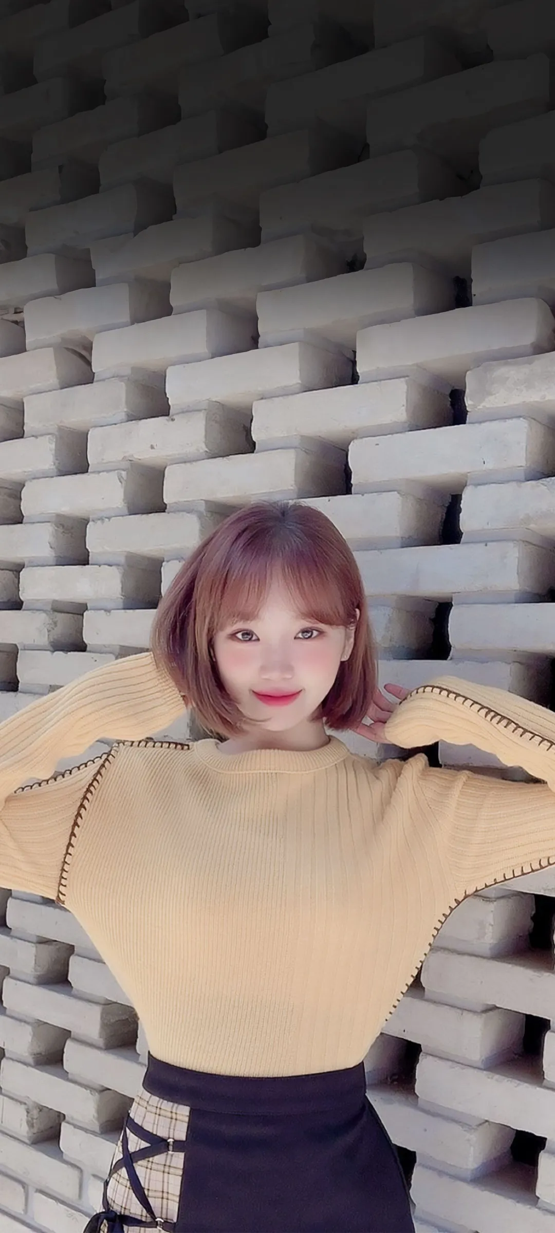 김채원 잠금화면 폰 배경화면 4K HD 다운로드 — 아이즈원, 르세라핌