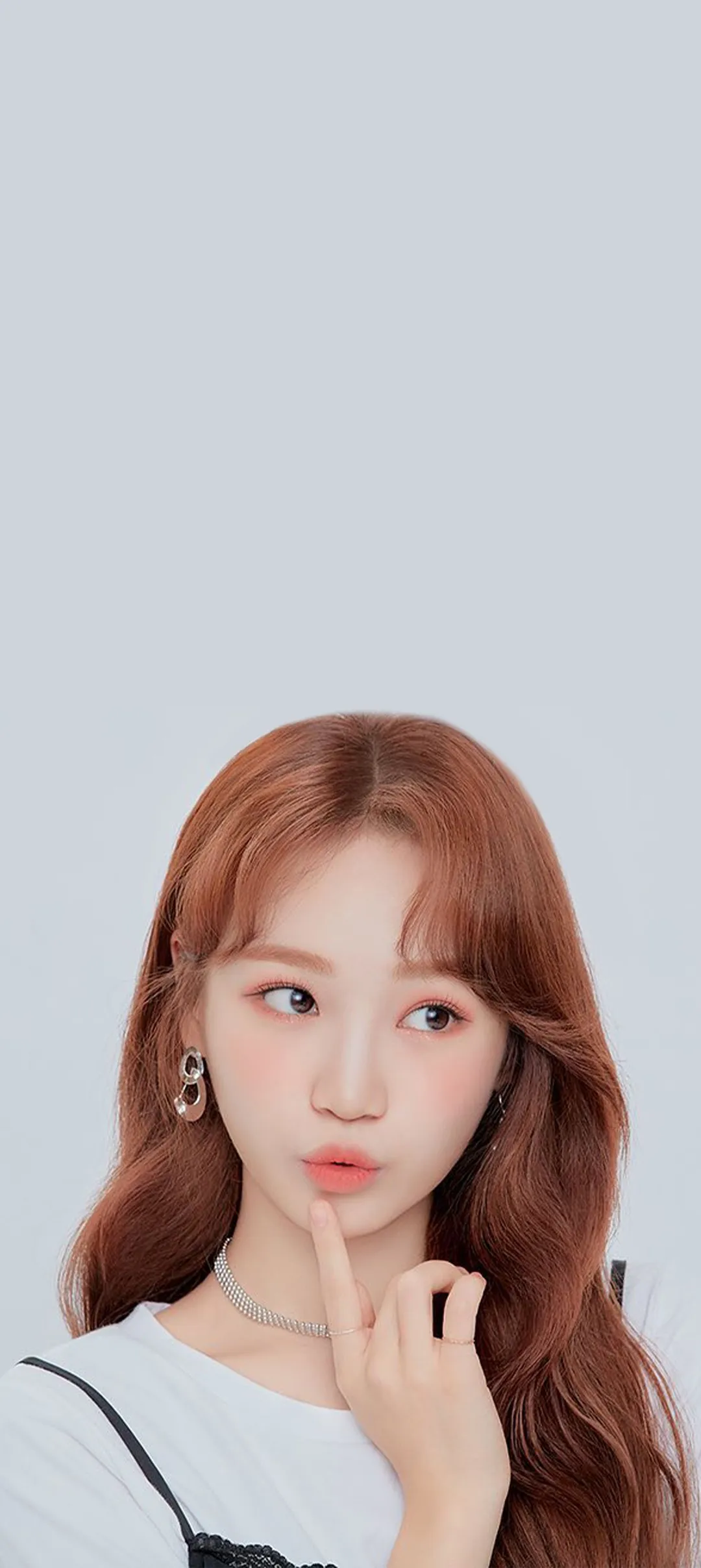 Kim Chae-won lock screen phone wallpaper 4K HD download — IZ*ONE, LE SSERAFIM