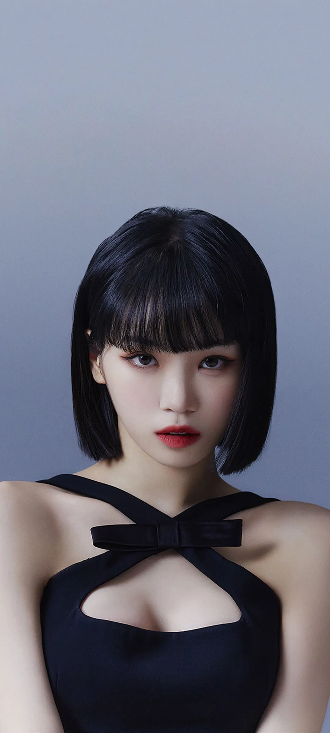 Kim Chae-won lock screen phone wallpaper 4K HD download — IZ*ONE, LE SSERAFIM