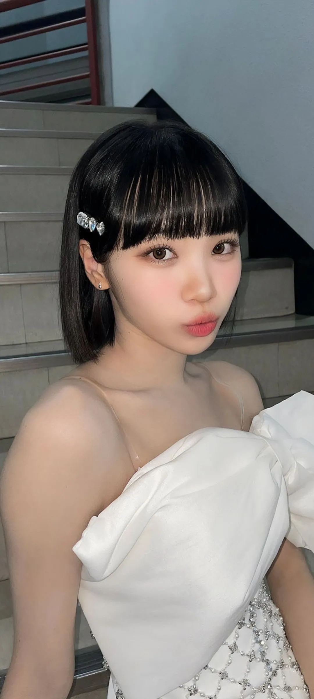 Wallpaper layar kunci hp Kim Chae-won 4K HD download — IZ*ONE, LE SSERAFIM