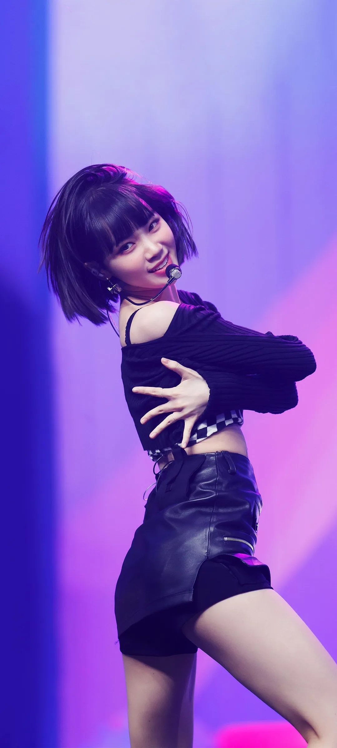 Wallpaper layar kunci hp Kim Chae-won 4K HD download — IZ*ONE, LE SSERAFIM