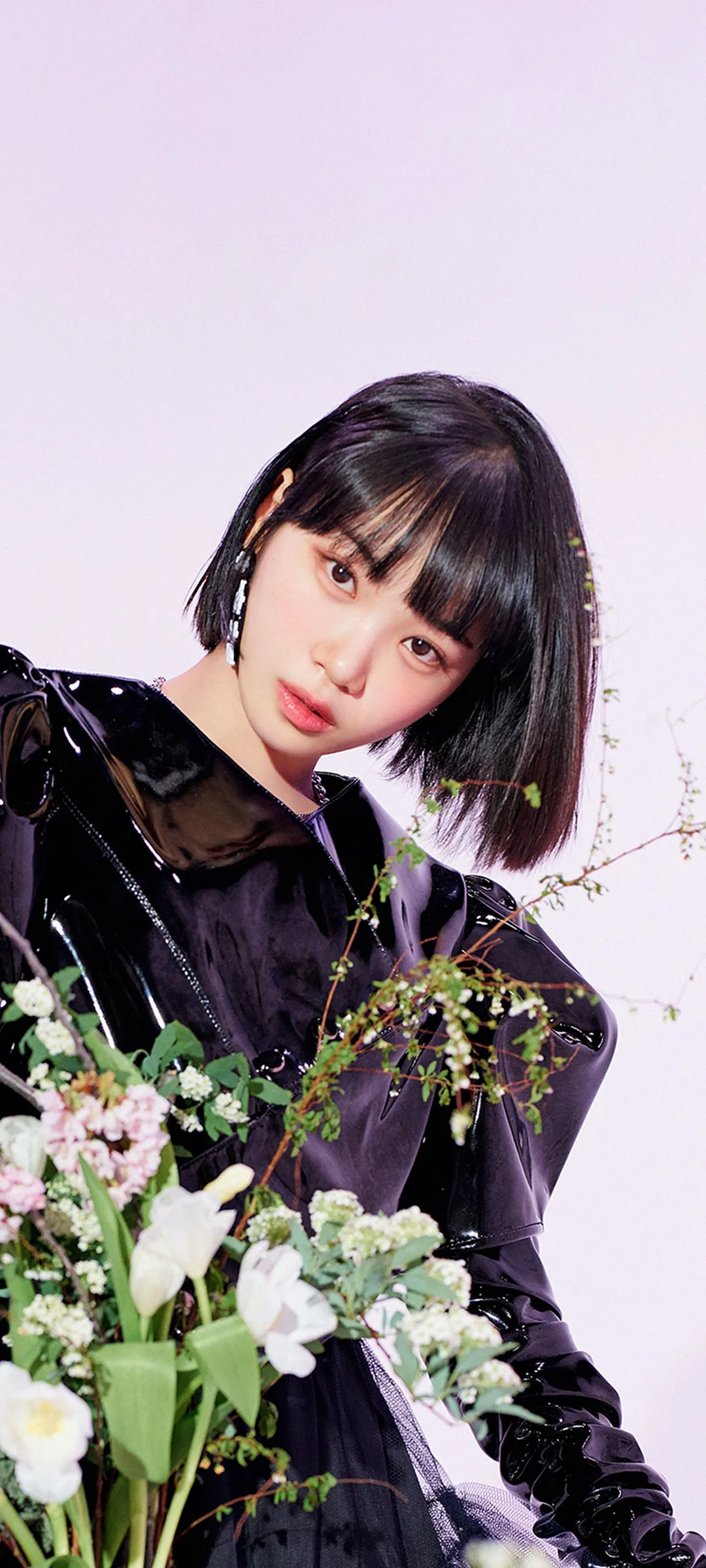 Wallpaper layar kunci hp Kim Chae-won 4K HD download — IZ*ONE, LE SSERAFIM