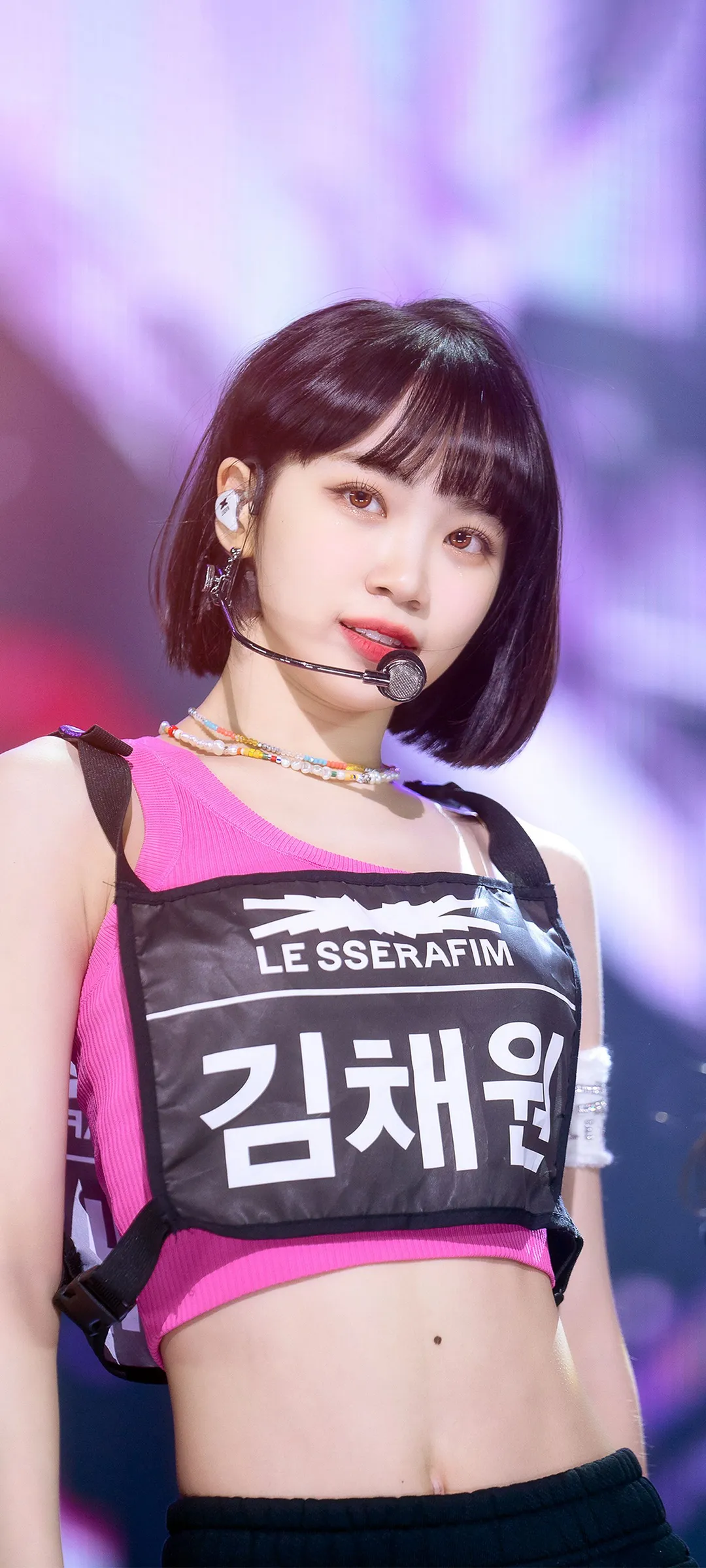 Wallpaper layar kunci hp Kim Chae-won 4K HD download — IZ*ONE, LE SSERAFIM